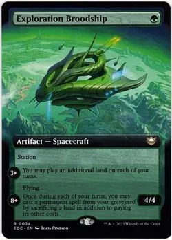 MTG Edge Of Eternities Exploration Broodship Commander Extended Art (Rare) - Image 1