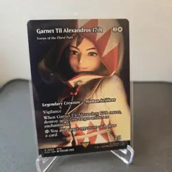 MTG Garnet Til Alexandros 17th 24 Showcase Regular Rare Final Fantasy FCA - Image 1