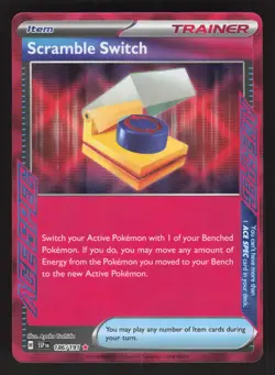 Scramble Switch 186/191 Pokemon TCG SV08: Surging Sparks NM - Image 1