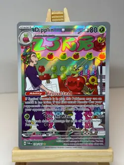 Pokemon: Applin 185/167 & Dipplin 170/167 Duo Twilight Masquerade Full Art Hol - Image 3