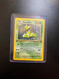 Pokemon TCG Victreebel Jungle 14/64 Holo 1st Edition Holo Rare - Image 1