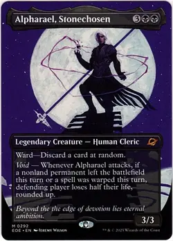 MTG Edge Of Eternities Alphareal, Stonechosen Borderless (Mythic) - Image 1
