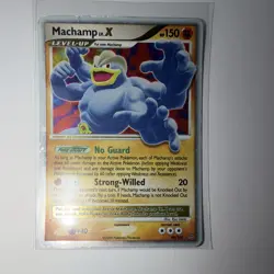 Pokemon TCG Machamp LV.X Ultra Rare 98/100 Stormfront Holo 150 HP English - Image 2