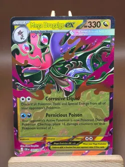 NM Mega Dragalge EX 065/086 CR1 Chaos Rising Holo Full Art Pokemon TCG - Image 1