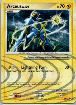 Pokemon TCG Arceus AR6 Arceus Holo HP - Image 1