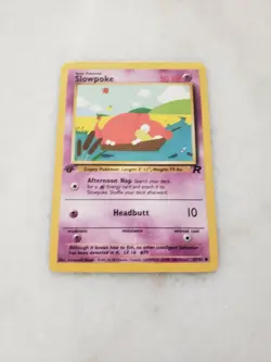 Pokemon TCG: Slowpoke 67/82 Team Rocket 1st Edition WOTC - NM - Image 1