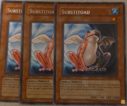 Yu-Gi-Oh! Konami Substitoad Effect Monster LOD-EN028 1st Edition x3 Cards - Image 1