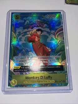 One Piece Monkey D Luffy OP07-109 SR Treasure Rare Alternative Art - Image 1