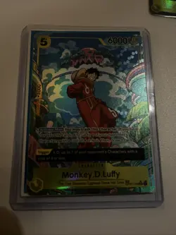 One Piece Monkey D Luffy OP07-109 SR Treasure Rare Alternative Art - Image 2