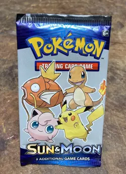 Pokemon Sun & Moon 3 Card Pack General Mills Sample Fun Fruit Roll Up Promo Pack - Image 1
