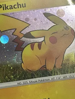 *HD FART SWIRL* Pikachu SWSH039 Promo Pokemon Card TCG CLEAN! - Image 1