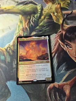 MTG English Phlage, Titan of Fire's Fury NM Foil Modern Horizons 3 - Image 1