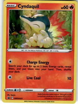 Cyndaquil - Promo SWSH: Sword & Shield Promo Cards SWSH221 LP - Image 1