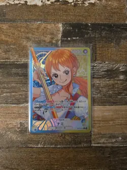 ONE PIECE Card Game Nami Alt Art OP11-041 L A Fist of Divine Speed Japanese - Image 1