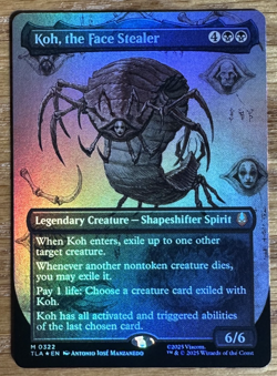 MTG Avatar: The Last Airbender, Koh, the Face Stealer 0322 - Borderless Foil - Image 1