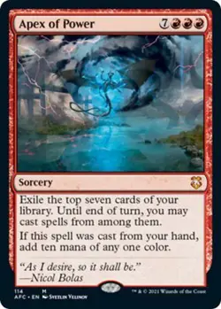 MTG D&D Adventures in the Forgotten Realm Commander - Apex of Power - Image 1