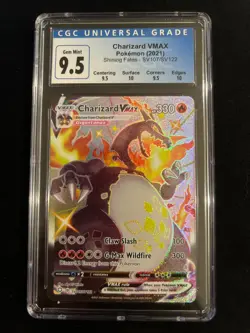 Pokemon Shining Fates Shiny Vault Charizard Vmax SV107 CGC 9.5 - Image 1
