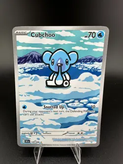 Cubchoo 109/086 Holo Illustration Rare Black Bolt Pokemon Near Mint - Image 1