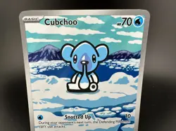 Cubchoo 109/086 Holo Illustration Rare Black Bolt Pokemon Near Mint - Image 2