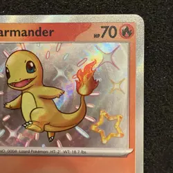 Charmander 109/091 Pokemon TCG Paldean Fates Baby Shiny Holo Rare NM #LA4 - Image 4