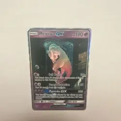 Pokemon Mewtwo GX 78/73 Shining Legends Full Art Holo Shiny Holo Rare HP 190 - Image 1