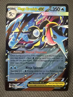 Mega Greninja ex 22/86 Double Rare Pokemon Chaos Rising NM - Image 1
