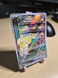 Pokemon TCG Fidough 213/198 Scarlet & Violet Illustration Rare Full Art - Image 2