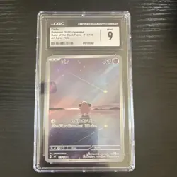 Pokemon Cleffa CGC 9 113/108 Sv3 Ruler of the Black Flame 2023 Japanese Holo AR - Image 1