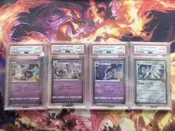PSA 10 Pokemon 25th Anniversary Cosmog Evolution Line Holo Japanese Col s8a Set - Image 1