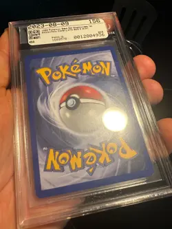 1999 Pokemon Clefairy 1st Edition Shadowless Base Set BGS 9 MINT Holo #5 ERROR - Image 4