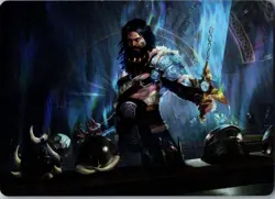 Halvar, God of Battle Art Card 2 Art Series: Kaldheim Magic: The Gathering NM - Image 1