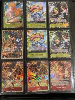 One Piece Binder Collection Card Lot Mix of Alt Art/ SR/SEC. Binder Included🔥 - Image 2