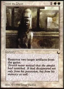MTG magic cards 1x Dust to Dust The Dark Light Play, English - Image 1