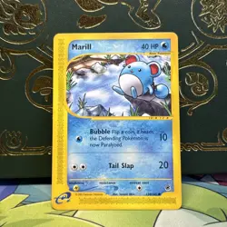 NM/M Marill Expedition Base Set 120/165 Common Pokemon Card - Image 1