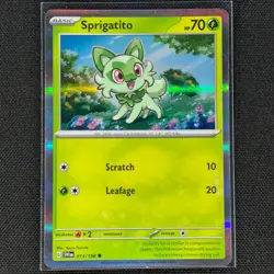 Sprigatito - 013/198 - Holo - Promo - Pokemon Card - LP - Image 1