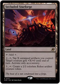 MTG Edge Of Eternities Secluded Starforge (Rare) - Image 1