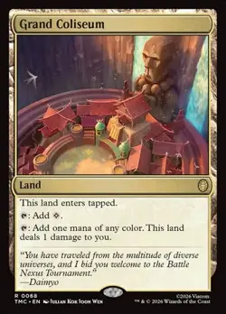 1x Grand Coliseum NM Eng MTG - Commander TMNT - Image 1