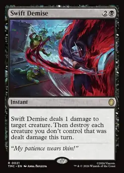 1x Swift Demise NM Eng MTG - Commander TMNT - Image 1