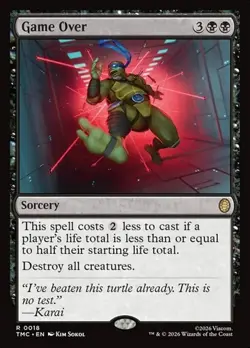 1x Game Over NM Eng MTG - Commander TMNT - Image 1