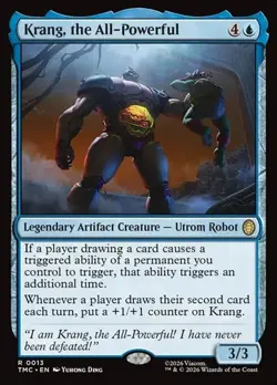 1x Krang, the All-Powerful NM Eng MTG - Commander TMNT - Image 1