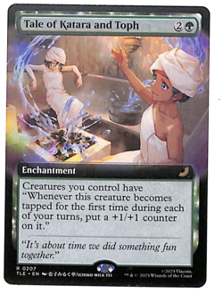 MTG Tale of Katara and Toph EXTENDED ART Non-Foil NM Secrets of Strixhaven #0207 - Image 1