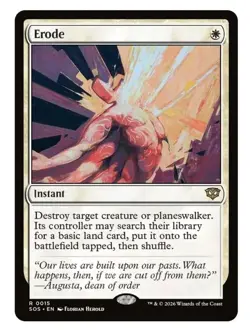 1x MTG Erode - Secrets of Strixhaven Rare! NM Mint! - Image 1