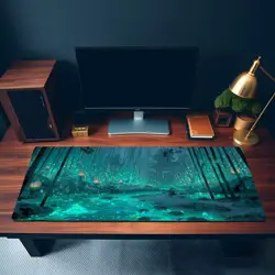 Kamigawa Simic Inspired MTG Playmat Fantasy Desk Mat - MTG Playmat - Image 3