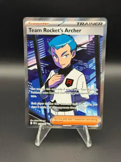 Team Rocket's Archer 223/182 Ultra Rare Destined Rivals Pokemon Near Mint - Image 1