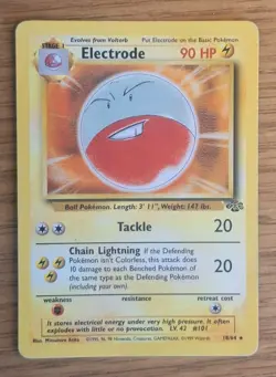 Electrode 18/64 – Jungle Set – Rare Pokemon Card - Image 1