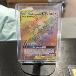 Moltres & Zapdos & Articuno GX (Secret) 69/68 Hidden Fates Holo Pokemon Mint - Image 1