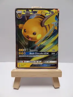 Carte Pokemon " Raichu GX " Promo - Full Art - SM213 - Soleil & Lune - FR - Image 3