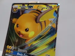 Carte Pokemon " Raichu GX " Promo - Full Art - SM213 - Soleil & Lune - FR - Image 5
