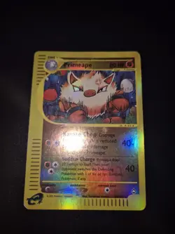 Pokemon - Primeape 29/147 Aquapolis - Reverse Holo Eng - Nm - Image 1