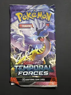 (ULTRA HEAVY) 22.70g Pokemon TCG Temporal Forces Booster Pack (BRAND NEW SEALED) - Image 2